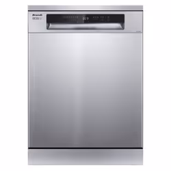 Brandt BDF424VDX, Libera installazione, Dimensione massima (60 cm), Acciaio inox, Nero, Acciaio inox, Touch, 14 coperti