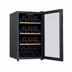 Brandt BFW56GB, Cantinetta vino con compressore, Libera installazione, 56 bottiglia/bottiglie, 65 W, G, Nero