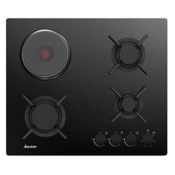 Sauter SPG3601BM piano cottura Nero Da incasso 60 cm Combi 4 Fornello(i)