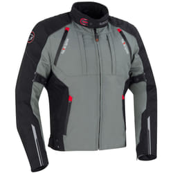 Bering Shamal Giacca tessile moto, nero-grigio, dimensione S per uomo