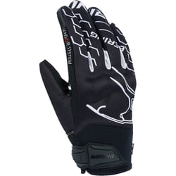 Bering Walshe Guanti da moto da donna, nero-bianco, dimensione XL per donne