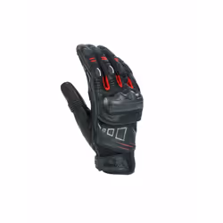 Bering Razzor Guanti da moto, nero-bianco-rosso, dimensione S per uomo