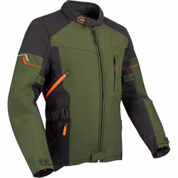 Bering Cobalt Giacca tessile moto, verde-marrone, dimensione 2XL per uomo