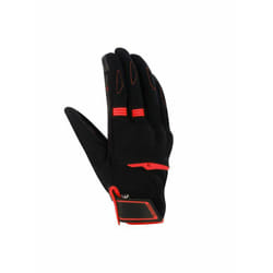 Bering Fletcher Evo Guanti da moto, nero-rosso, dimensione M per uomo