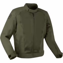 Bering Nelson Giacca tessile moto, verde-marrone, dimensione XL per uomo