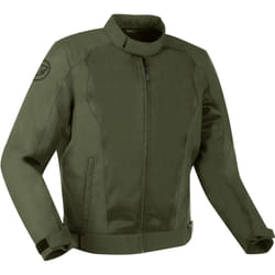 Bering Nelson Giacca tessile moto, verde-marrone, dimensione XL per uomo