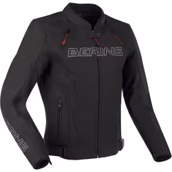 Bering Atomic Giacca di pelle da moto, nero, dimensione M per uomo