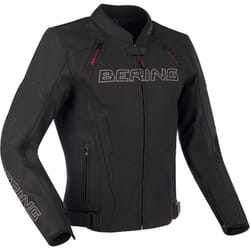 Bering Atomic Giacca di pelle da moto, nero, dimensione M per uomo