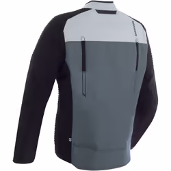 Bering Crosser impermeabile Moto Tessile Giacca, nero-grigio, dimensione L per uomo - Vista aggiuntiva 3