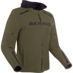 Bering Elite impermeabile Moto Tessile Giacca, verde-marrone, dimensione XL per uomo