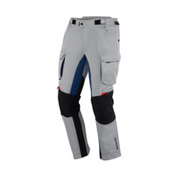 Bering Freeway pantaloni tessili da moto impermeabili, grigio-blu, dimensione M per uomo