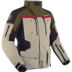 Bering Freeway impermeabile Moto Tessile Giacca, beige, dimensione 2XL per uomo