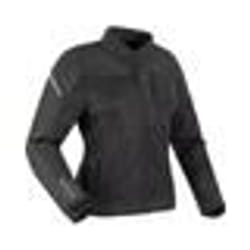 Bering Ozone Giacca tessile moto da donna, nero, dimensione 46 per donne