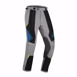 Bering Bakundu Pantaloni tessili moto, nero-grigio-blu, dimensione S per uomo