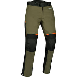 Bering Zephyr impermeabile Pantaloni tessili da moto da donna, verde-marrone, dimensione 42 per donne