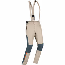 Bering Siberia pantaloni tessili da moto impermeabili, beige, dimensione M per uomo