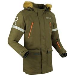 Bering Wembley impermeabile Moto Tessile Giacca, verde-marrone, dimensione M per uomo