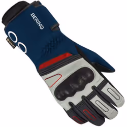 Bering Austral GTX guanti da moto impermeabili, grigio-blu, dimensione S per uomo