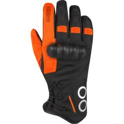 Bering Zephyr guanti da moto da donna impermeabili, nero-arancione, dimensione S per donne