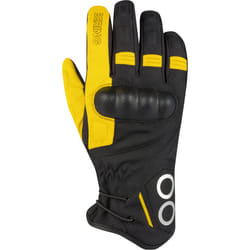 Bering Zephyr guanti da moto da donna impermeabili, nero-giallo, dimensione XL per donne
