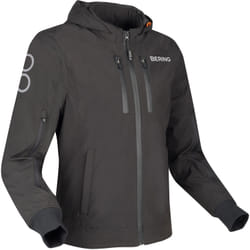 Bering Kerby Giacca tessile moto, nero, dimensione L per uomo
