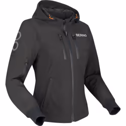 Bering Kerby Giacca tessile moto da donna, nero, dimensione 46 per donne