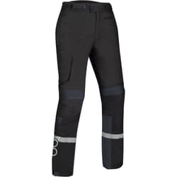 Bering Halifax 17353 impermeabile Ladies Moto Tessile Pantaloni, nero-grigio, dimensione 40 per donne
