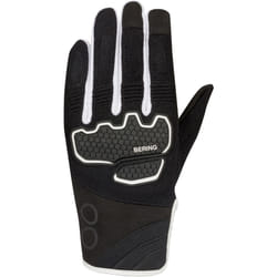Bering Breeze Mesh Guanti da moto, nero-bianco, dimensione M per uomo