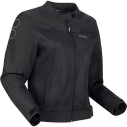 Bering Alias Mesh Giacca tessile moto da donna, nero, dimensione 36 per donne
