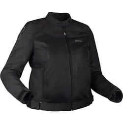 Bering Alias Mesh Queen Size Giacca tessile moto da donna, nero, dimensione 50 per donne