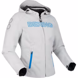 Bering Warwick impermeabile Giacca tessile moto da donna, grigio-blu, dimensione 42 per donne - Vista aggiuntiva 2