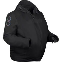 Bering Warwick King Size impermeabile Giacca tessile moto, nero, dimensione 3XL per uomo