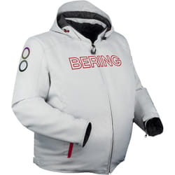 Bering Warwick King Size impermeabile Giacca tessile moto, grigio-rosso, dimensione 3XL per uomo