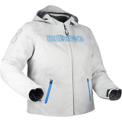 Bering Warwick Queen Size impermeabile Giacca tessile moto da donna, grigio-blu, dimensione 50 per donne