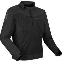 Bering Alias Mesh Giacca tessile da moto, nero, dimensione M per uomo