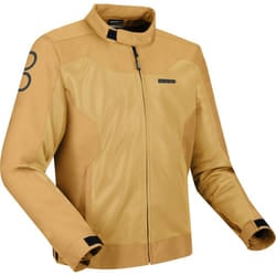 Bering Alias Mesh Giacca tessile da moto, beige, dimensione L per uomo