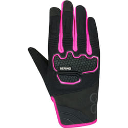 Bering Breeze Mesh Guanti da moto da donna, nero-rosa, dimensione 2XL per donne