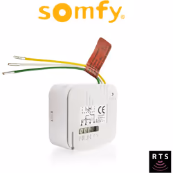 Micro ricevitore radio RTS Somfy per illuminazioni CARATTERISTICHE TECNICHE Micromodulo multicanale: può essere controllato d ...