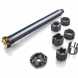 Facile da installare, questo kit consente di sostituire un motore per tapparelle difettoso o in guasto mantenendo il resto de ...