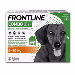 Frontline Combo Antiparassitario Per Cani 2-10kg 3 Pipette