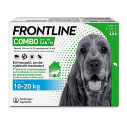 Frontline Combo Antiparassitario Per Cani 10-20kg 3 Pipette