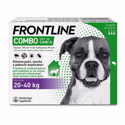 Frontline Combo Antiparassitario Per Cani 20-40Kg 3 Pipette