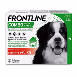 Frontline Combo è un antiparassitario per cani che elimina le pulci e garantisce un'attività insetticida nei confronti di nuo ...