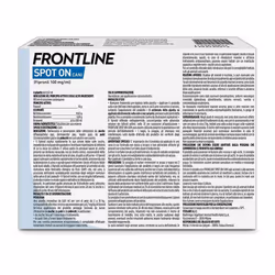 Frontline Spot-on Antiparassitario Veterinario per Cani 2-10Kg 4 Pipette