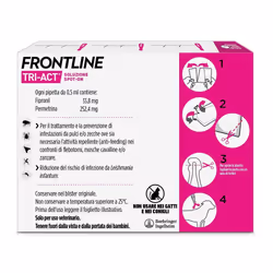 Frontline Tri-Act Antiparassitario per Cani 2-5Kg 3 Pipette