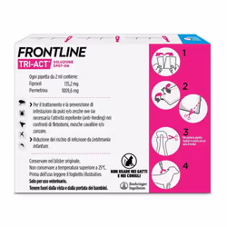Frontline Tri-Act Antiparassitario per Cani 10-20Kg 3 Pipette