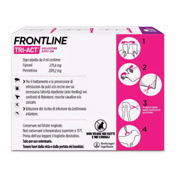 Frontline Tri-Act Antiparassitario per Cani 20-40Kg 3 Pipette
