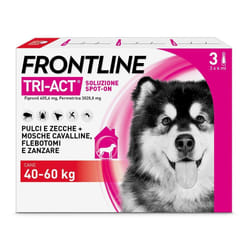 Frontline Tri-Act Antiparassitario per Cani 40-60Kg 3 Pipette