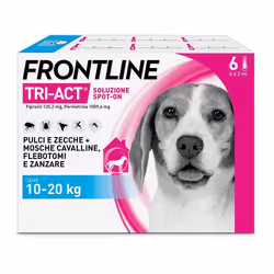 Frontline Tri-Act Antiparassitario per Cani 10-20Kg 6 Pipette
