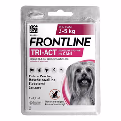 Tri-Act è un&#039;antiparassitario per cani in pratiche pipette con un’azione insetticida e repellente. Riduce il rischio di  ...